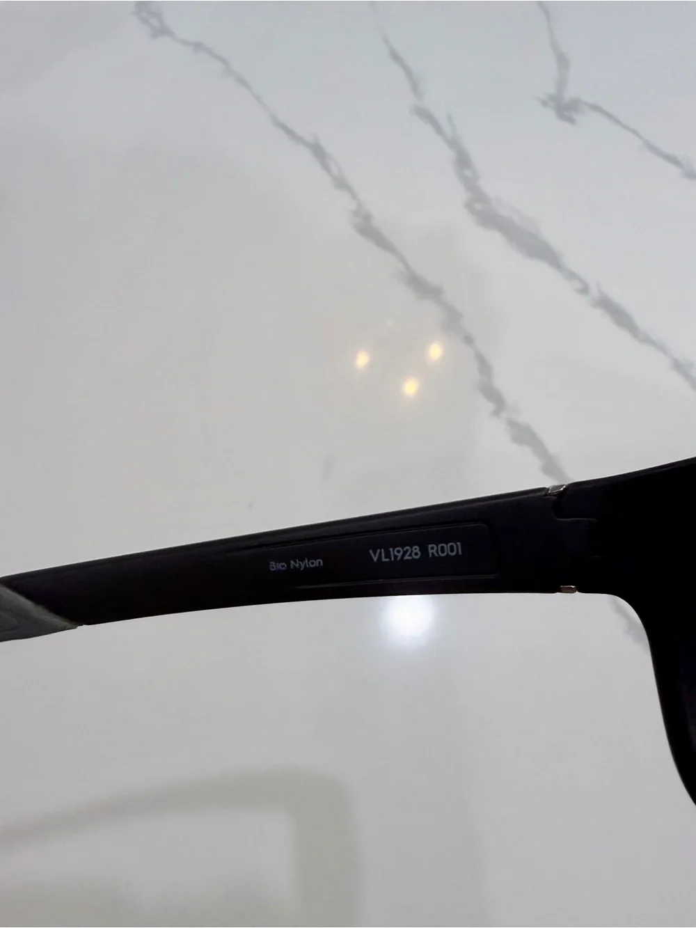 Vuarnet Black Sunglasses with White Case